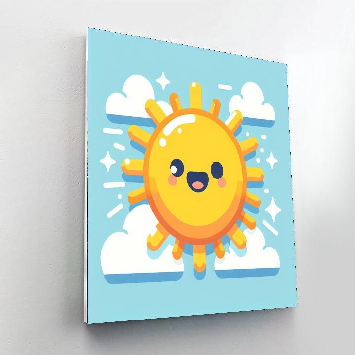 Bright Sun Paint By Numbers