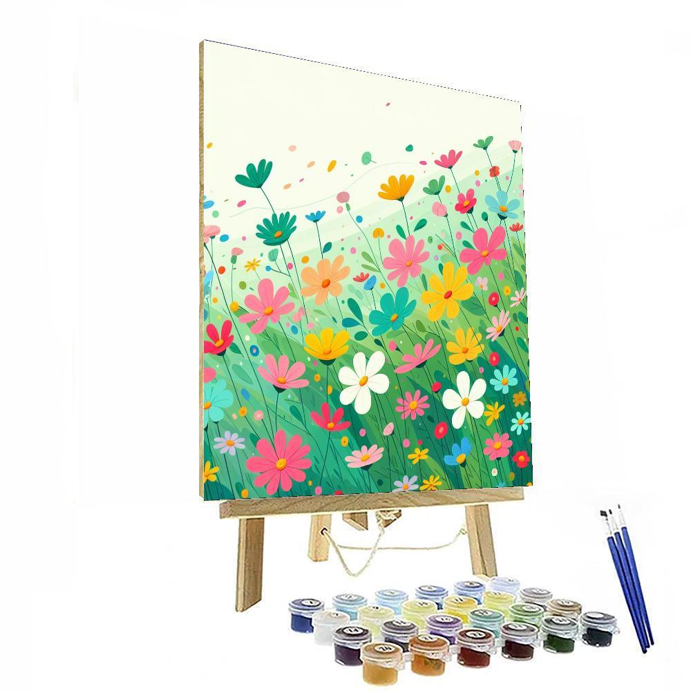 Wandering Wildflowers Paint By Color