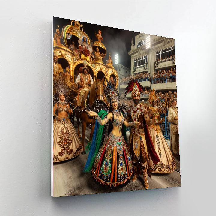 The Carnival - Brazil Number Painting