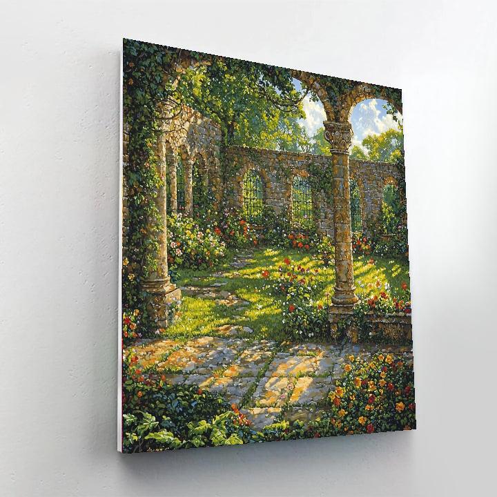 Sandro Botticelli Inspired Medieval Garden Haven  Paint By Numbers