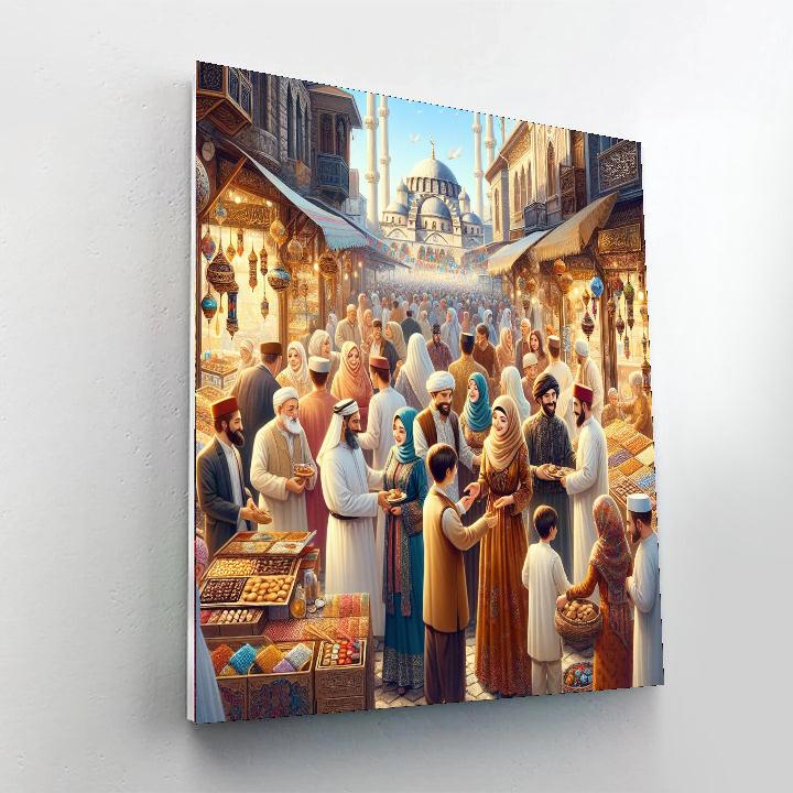 Eid Al-fitr Festival - Turkey DIY Paint By Numbers