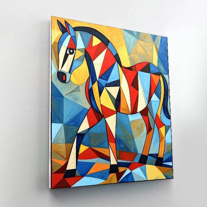 Pablo Picasso Inspired Abstract Animal Dreams  DIY Paint By Numbers