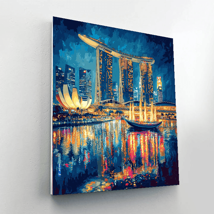 Marina Bay Sands - Singapore Numbered Painting Kits
