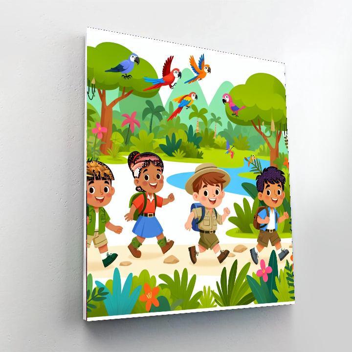 Daring Adventures Of Young Explorers Paint By Numbers