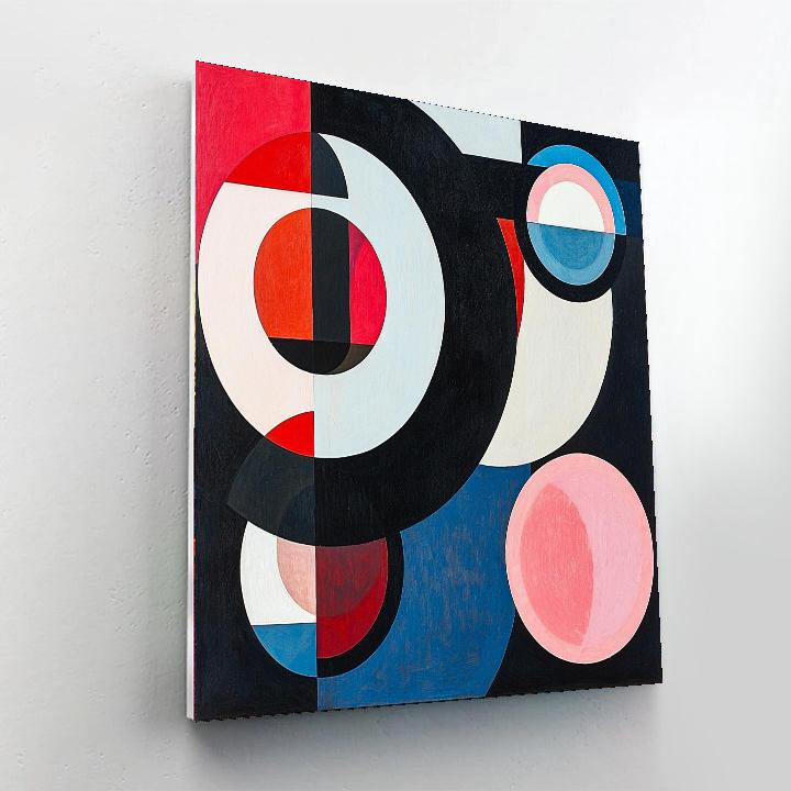 Kazimir Malevich Inspired Chromatic Balance  Painting Number Kit