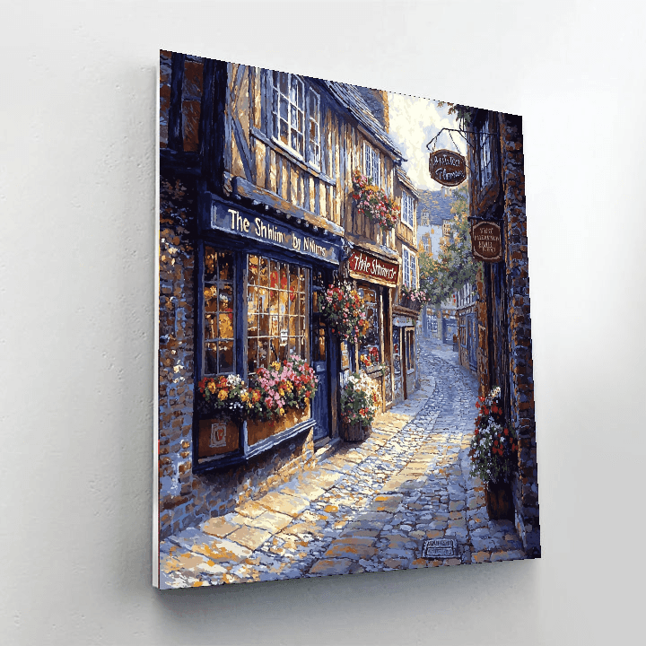 The Shambles - York, England DIY Paint By Numbers