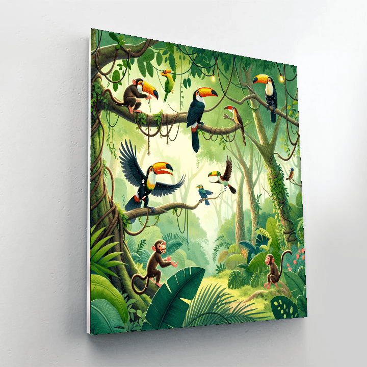 Explorer's Jungle Paint By Color