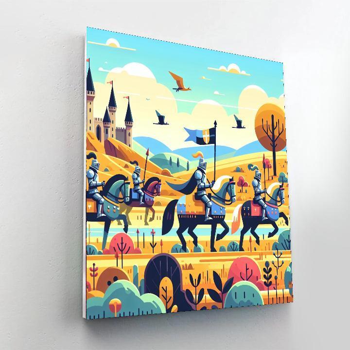 Knight's Quest Adventure Paint By Number