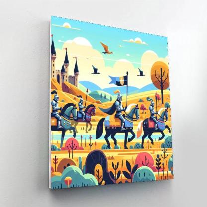 Knight's Quest Adventure Paint By Number