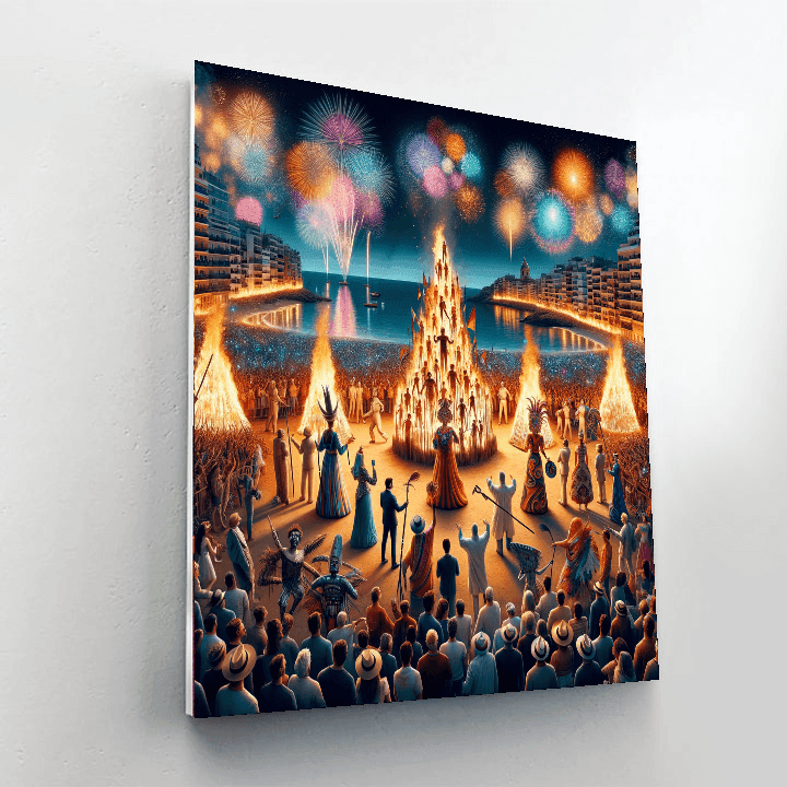 Hogueras De San Juan - Spain Paint By Numbers