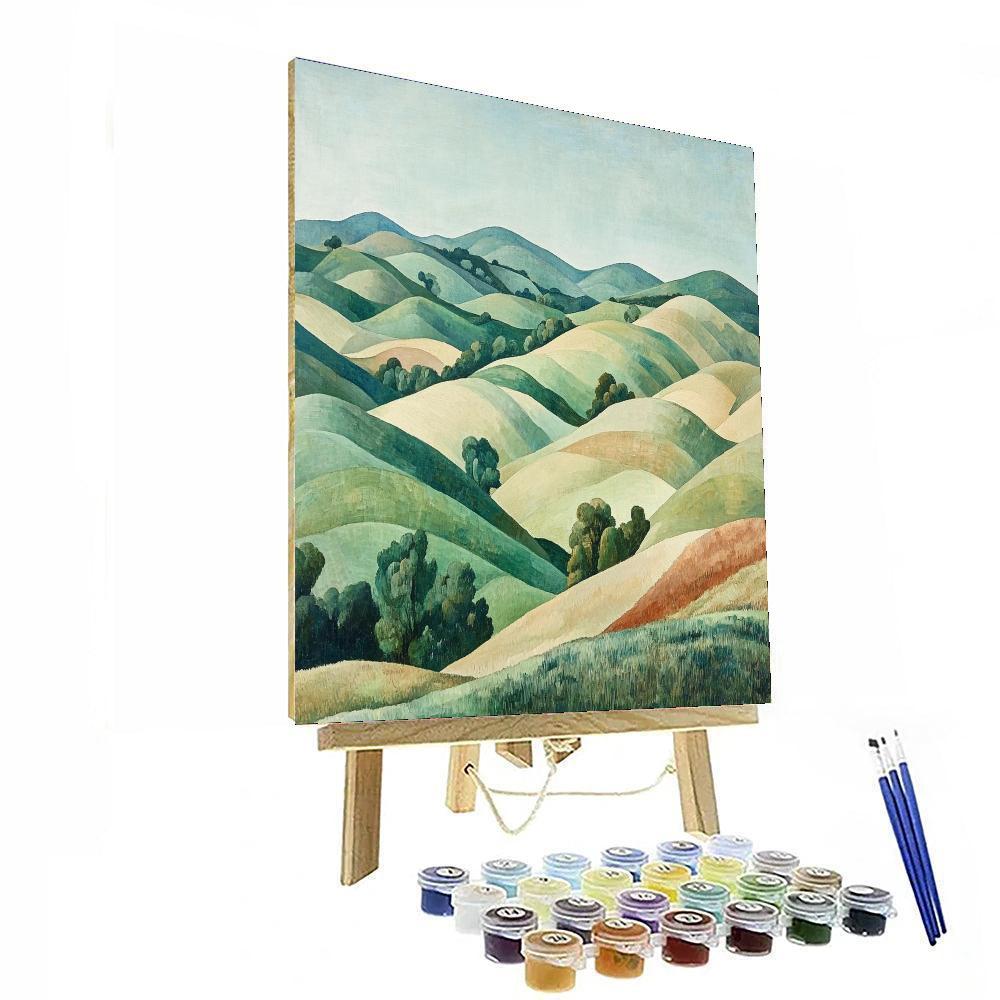 Paul Cézanne Inspired Serene Solitude  Paint By Numbers Kits