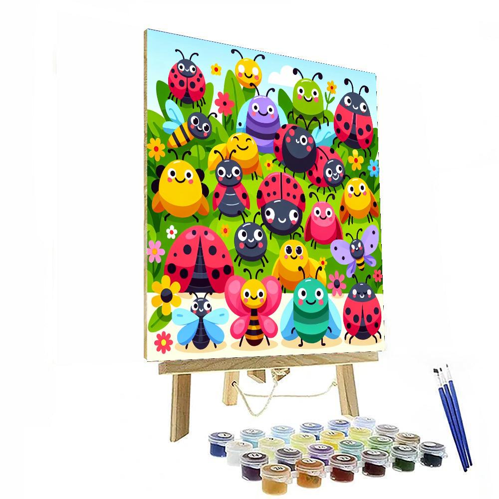 Creepy Crawlers Painting Number Kit