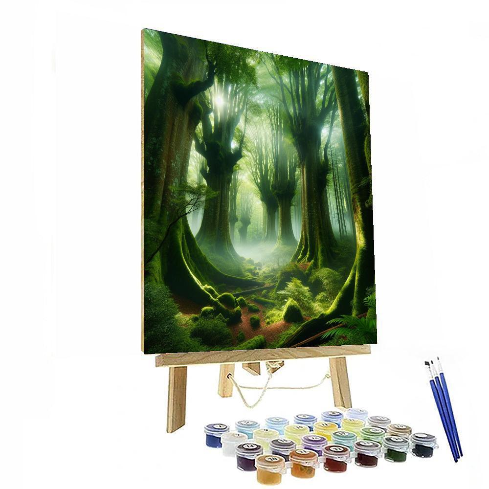 Mystical Woodland Whispers Painting By Numbers Kit