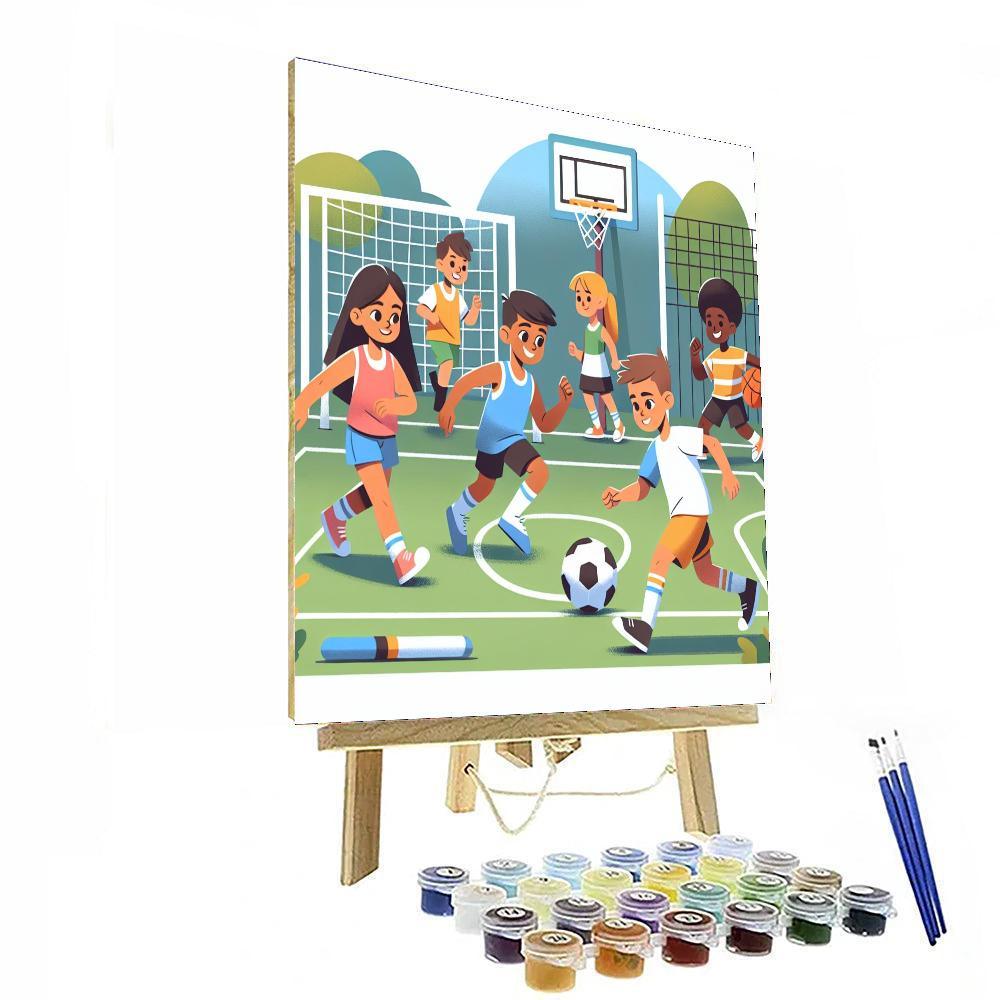 Sports All-star Game Paint By Color