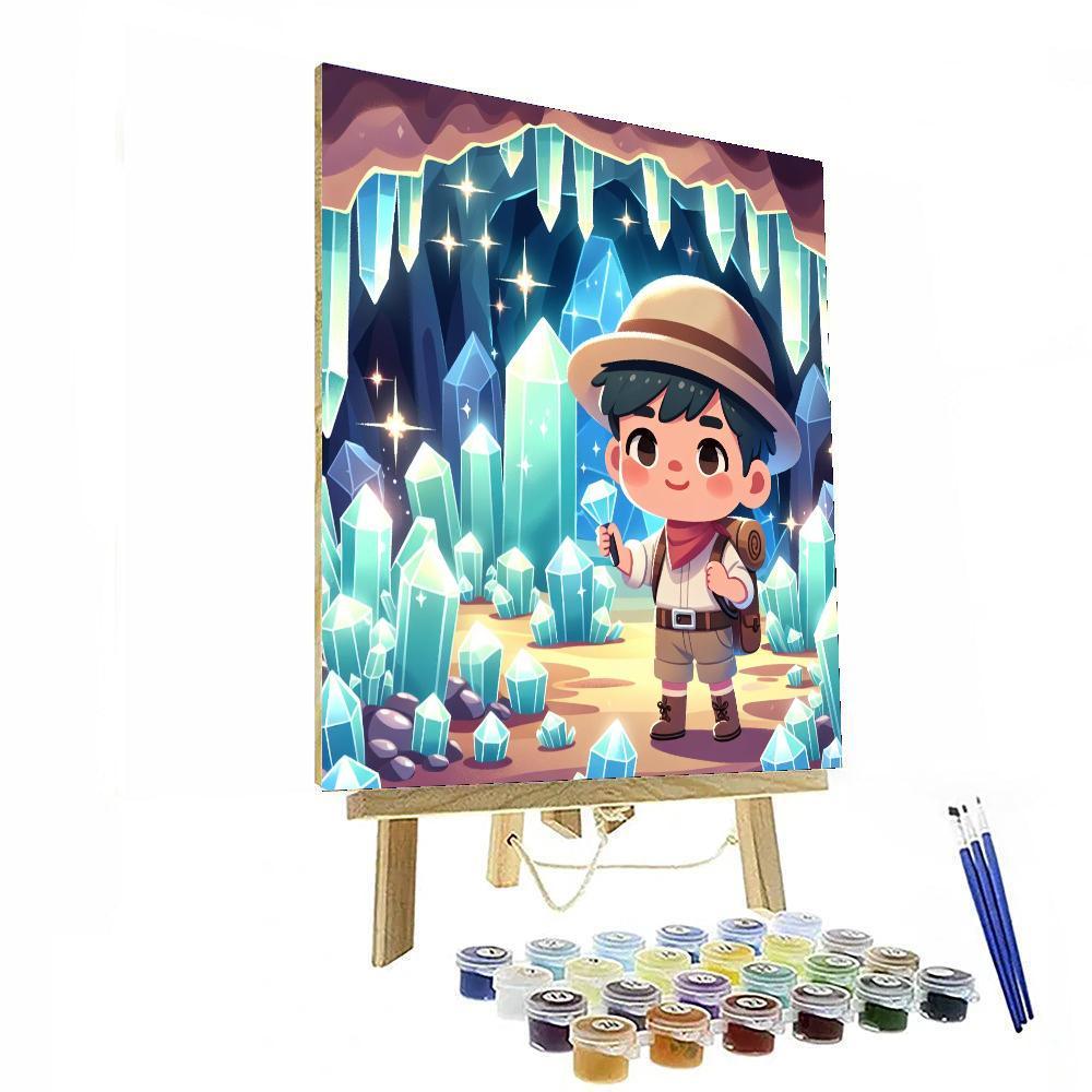 Crystal Cave Curiosities Paint By Numbers