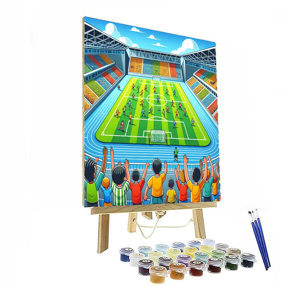 Sports Stadium Paint By Number