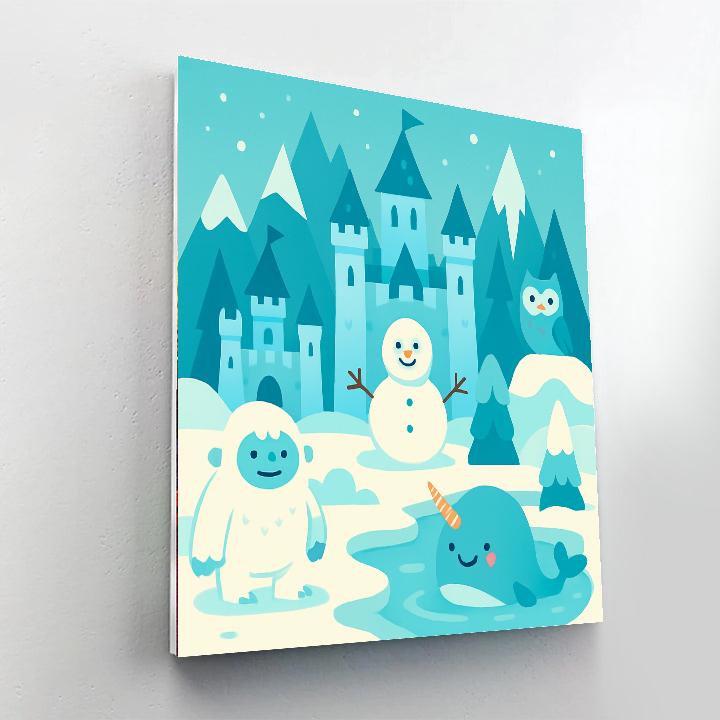 Kingdom Of Ice Numbered Painting Kits