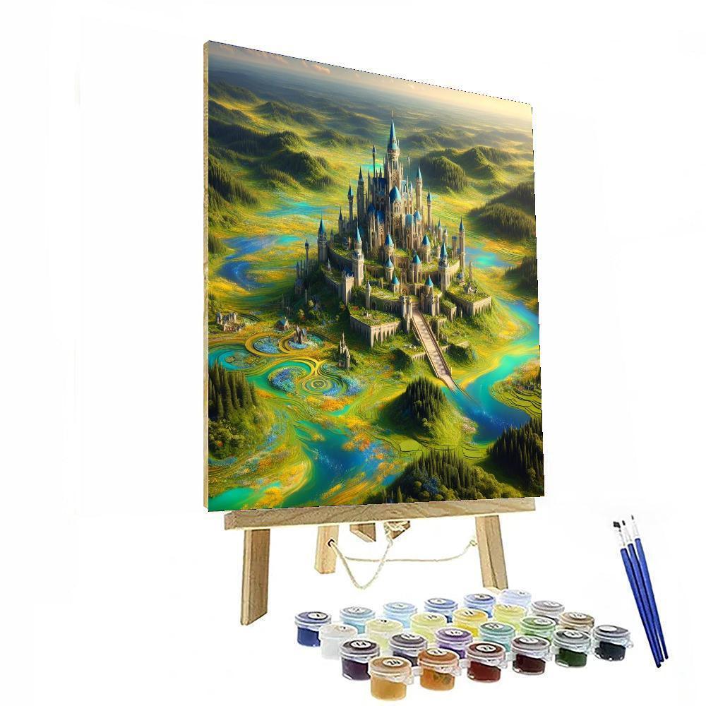Majestic Castle Dreamscape Numbered Painting Kits