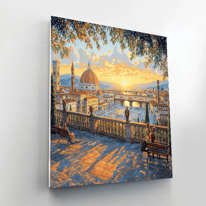 Piazzale Michelangelo - Florence Paint By Numbers