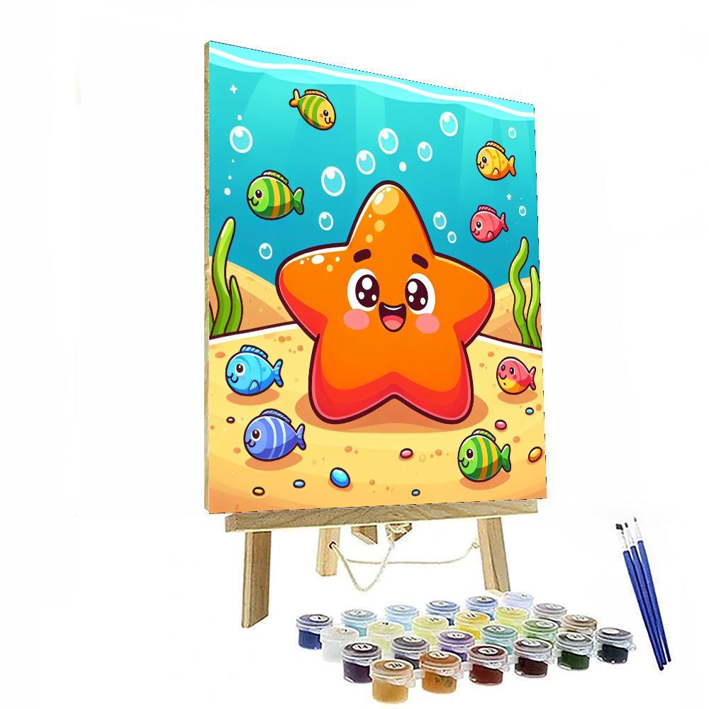 Playful Starfish Paint By Numbers Kits