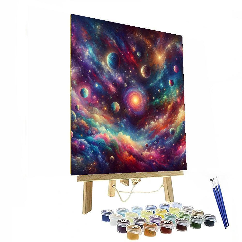 Ethereal Cosmic Dreams Numbered Painting Kits