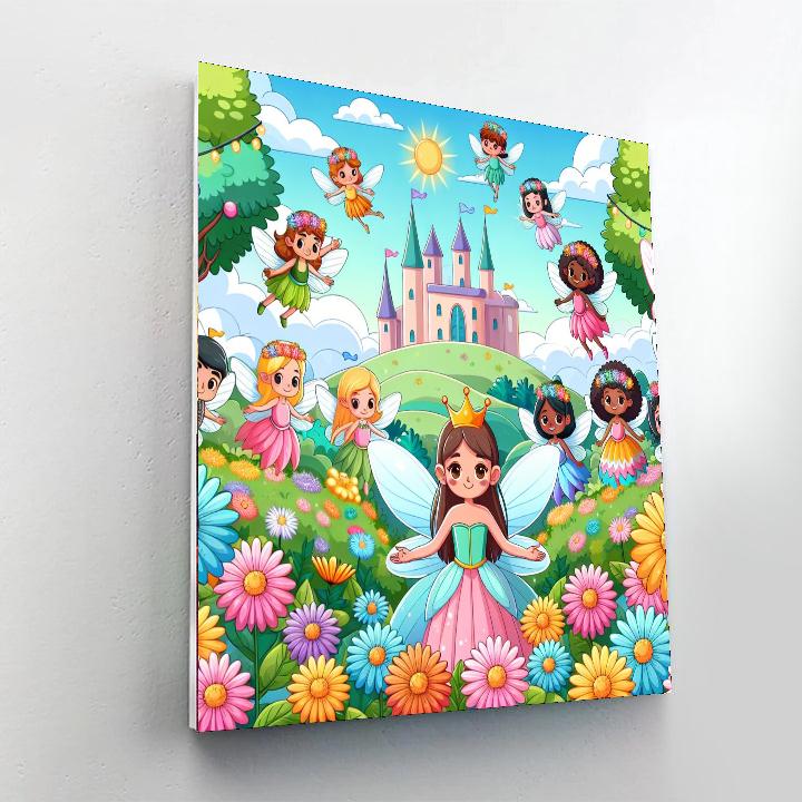 Mystical Fairy World Painting Number Kit
