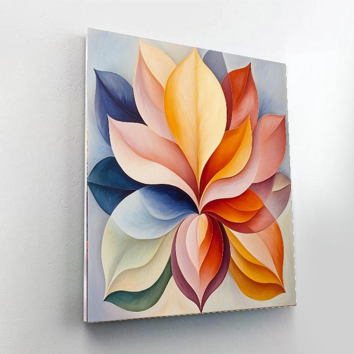 Georgia O'Keeffe Inspired Artistic Petals  Paint By Numbers Kits