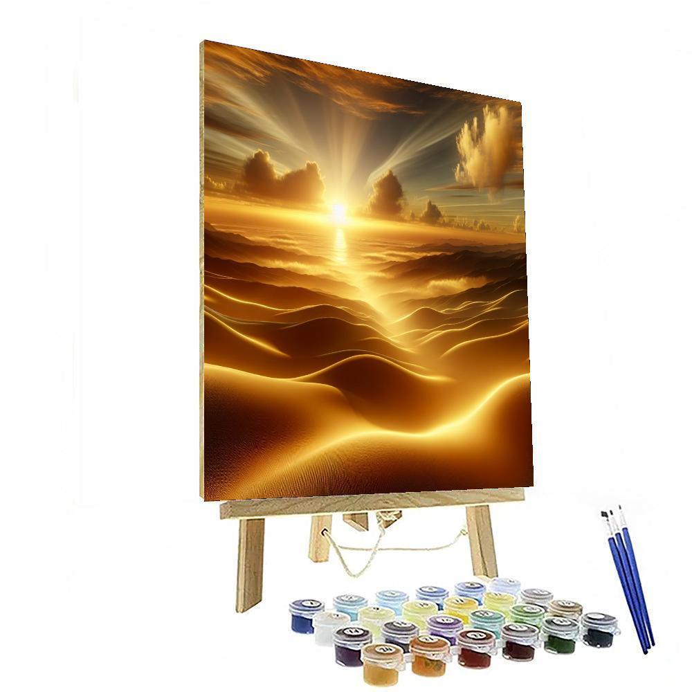 Sunrise Over The Hills Paint By Number