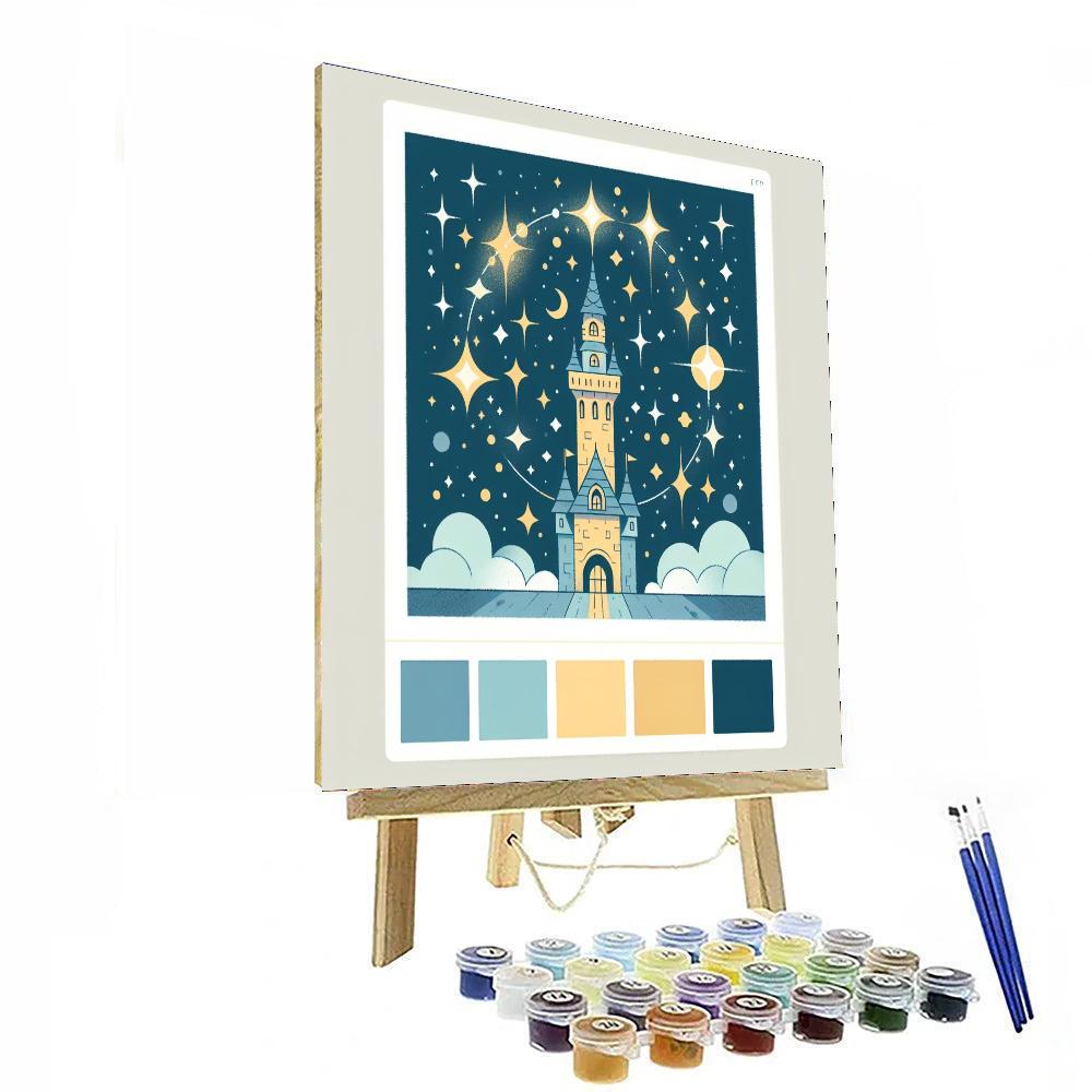 Twinkling Twinkle Tower Number Painting