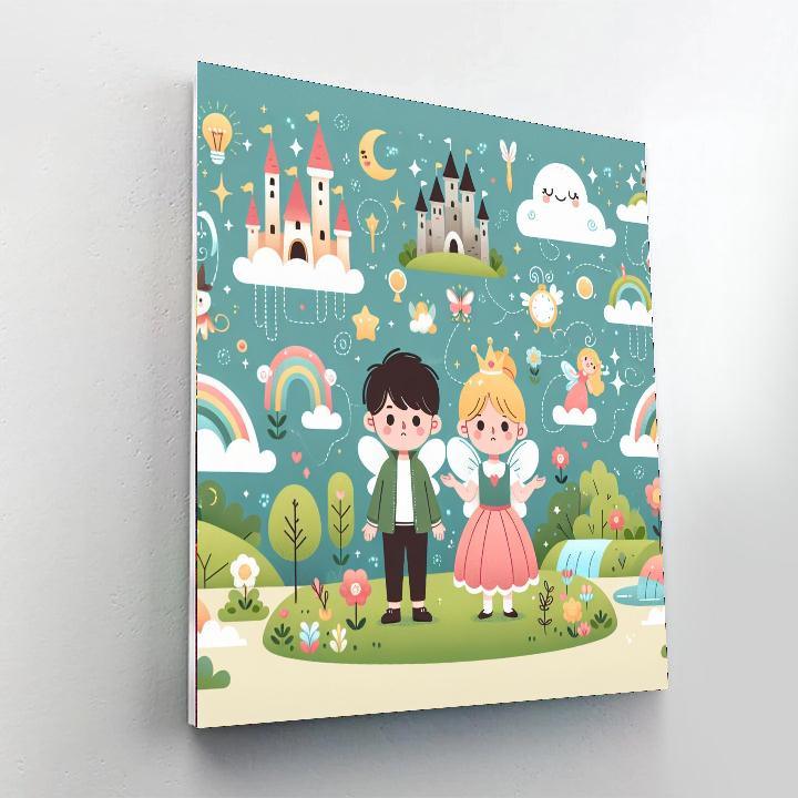 Friendly Fairy Tale Dreams Paint By Numbers Kits