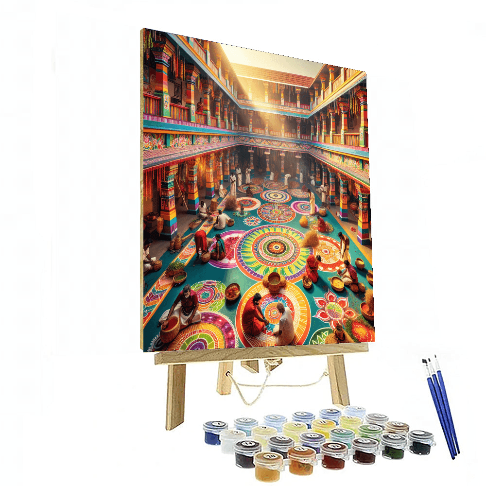 Pongal Festival - Chennai Number Painting