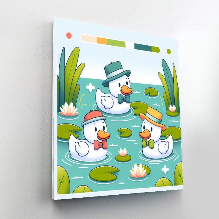 Dapper Ducks Paint By Numbers Kits