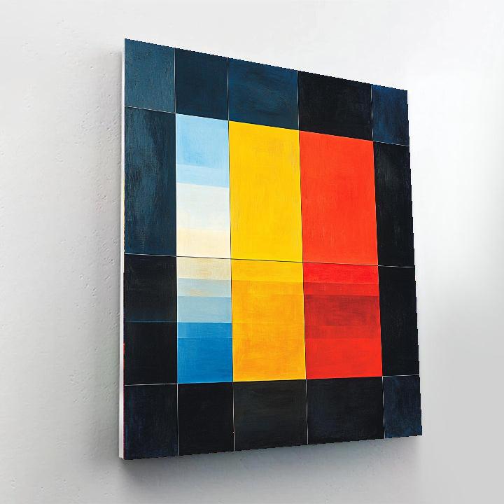 Kazimir Malevich Inspired Reflections Of Color  Paint By Color