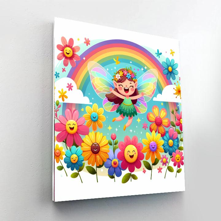 Rainbow Fairy's Flower Fete Paint By Numbers Kits