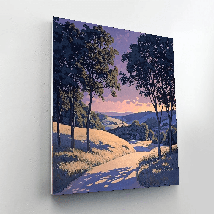 Edward Hopper Inspired Chasing Shadows  Paint By Numbers Art