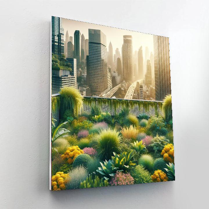 Rooftop Garden Bliss Paint By Number