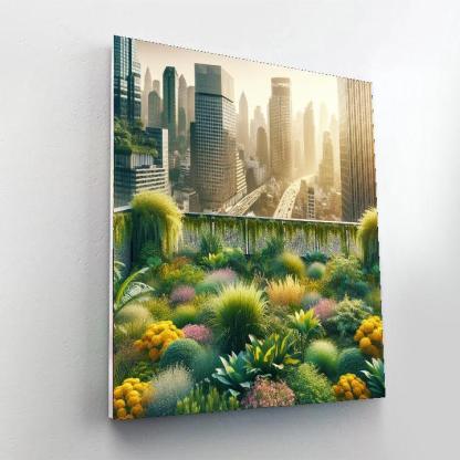 Rooftop Garden Bliss Paint By Number