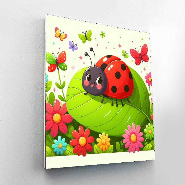 Brilliant Bug World Painting Number Kit