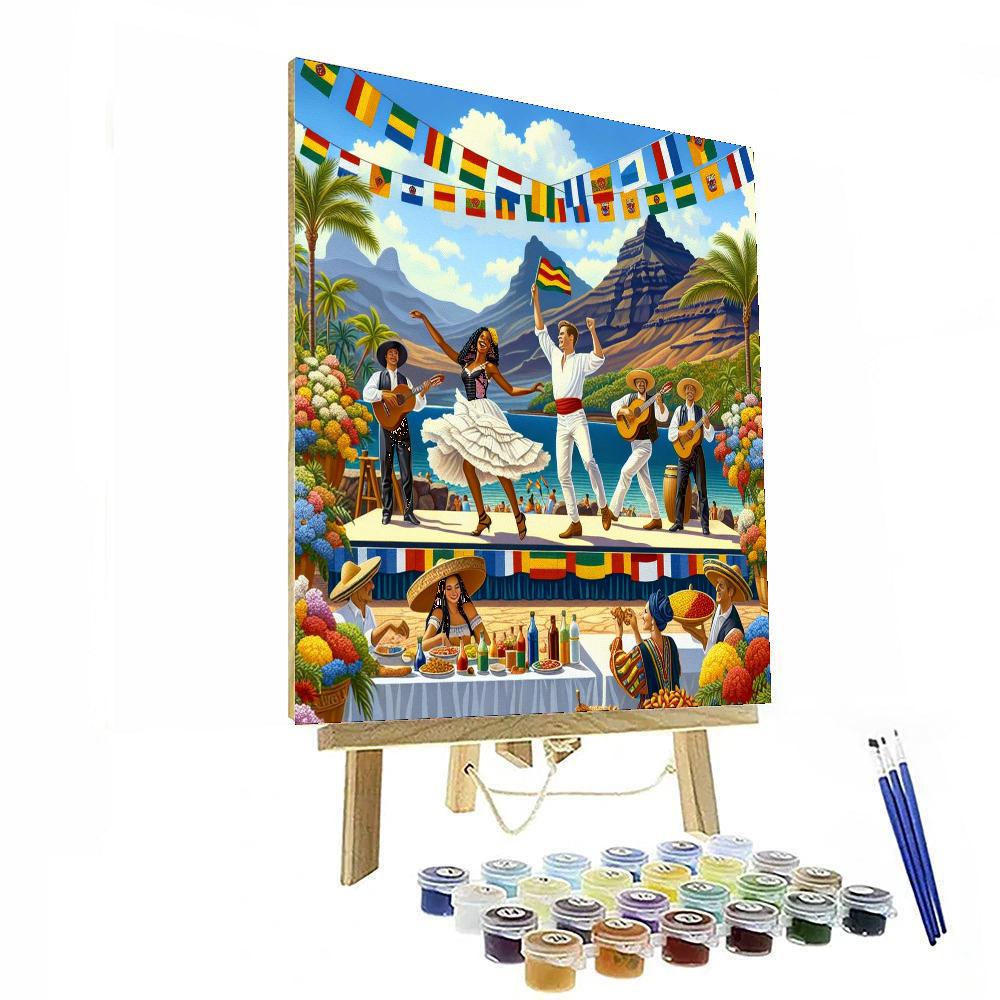 Day Of The Canary Islands - Canary Islands, Spain Painting Number Kit