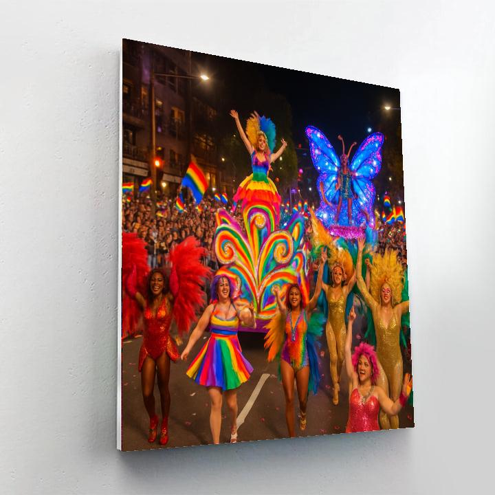 Sydney Mardi Gras Painting Number Kit