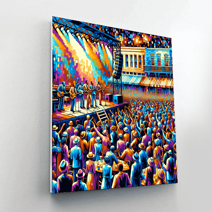 Beale Street Music Festival - Usa Number Painting