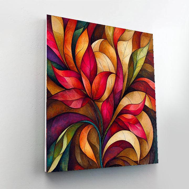 Frida Kahlo Inspired Resilience Through Nature  Numbered Painting Kits