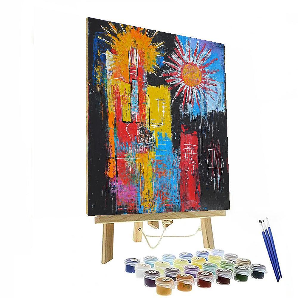 Jean-Michel Basquiat Inspired Visions Of Tomorrow  Paint By Numbers