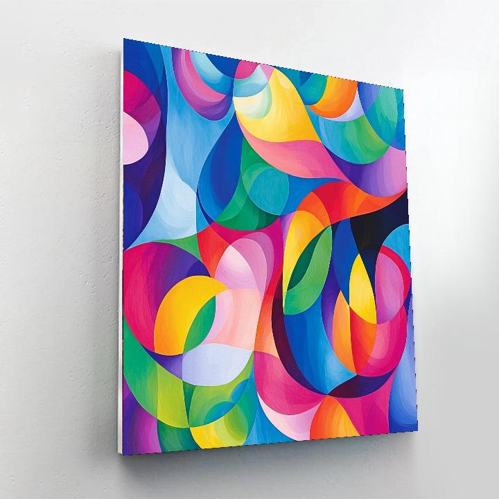 Paul Klee Inspired Fantasia Of Forms  Painting Number Kit