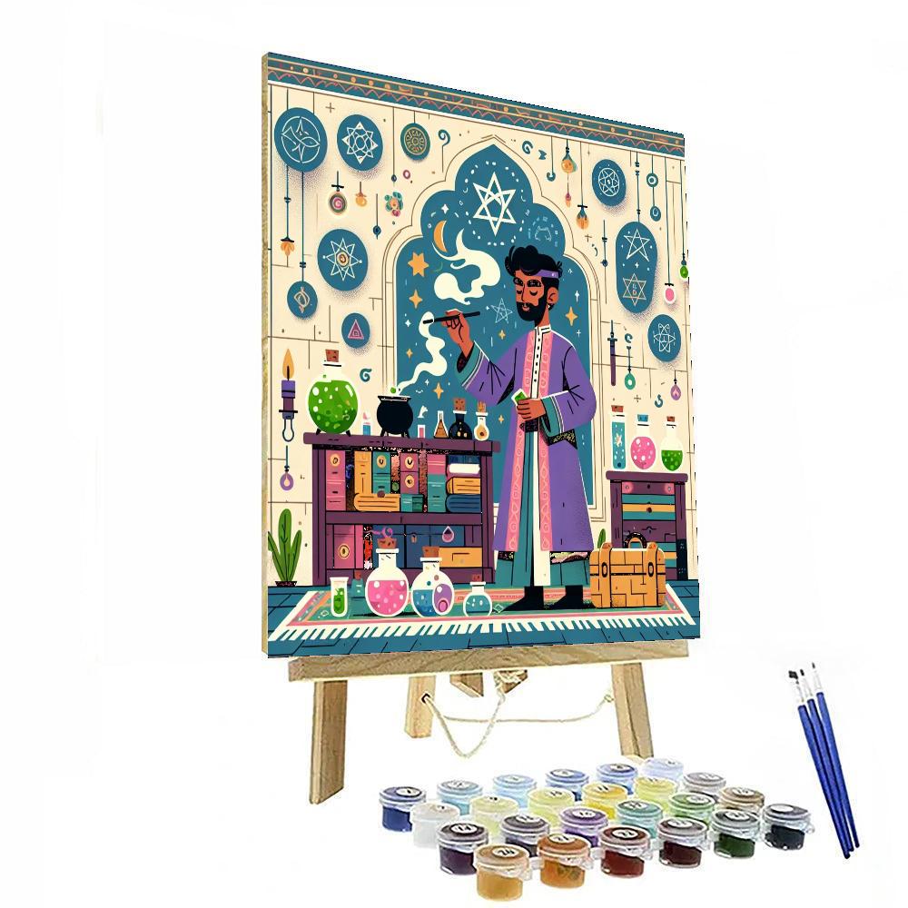 Wizard's Spellbook Workshop DIY Paint By Numbers