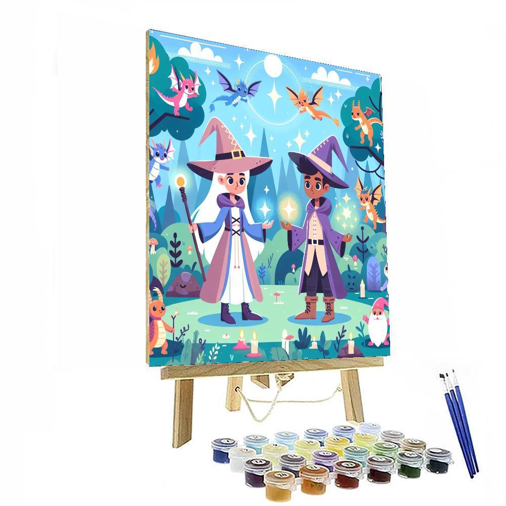 Wizard's Magical Adventure Numbered Painting Kits
