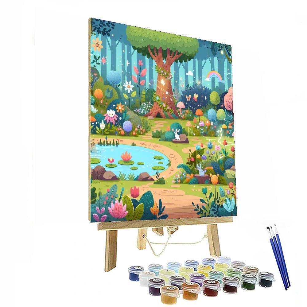 Secret Garden Fantasy Painting By Numbers Kit