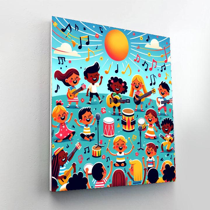 Merry Music Makers Paint By Numbers Art