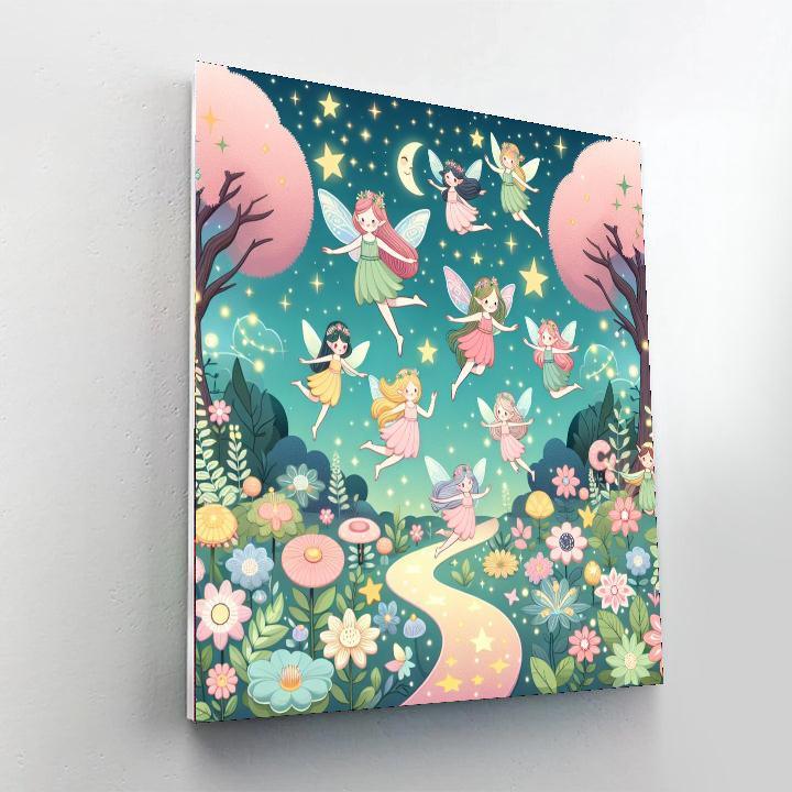 Garden Fairy Adventure Paint By Color