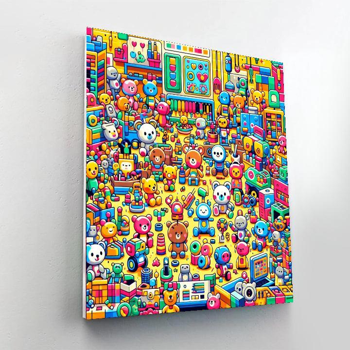 Magical Toy Workshop Paint By Numbers Kits